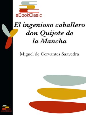 cover image of El ingenioso caballero don Quijote de la Mancha (Anotado)